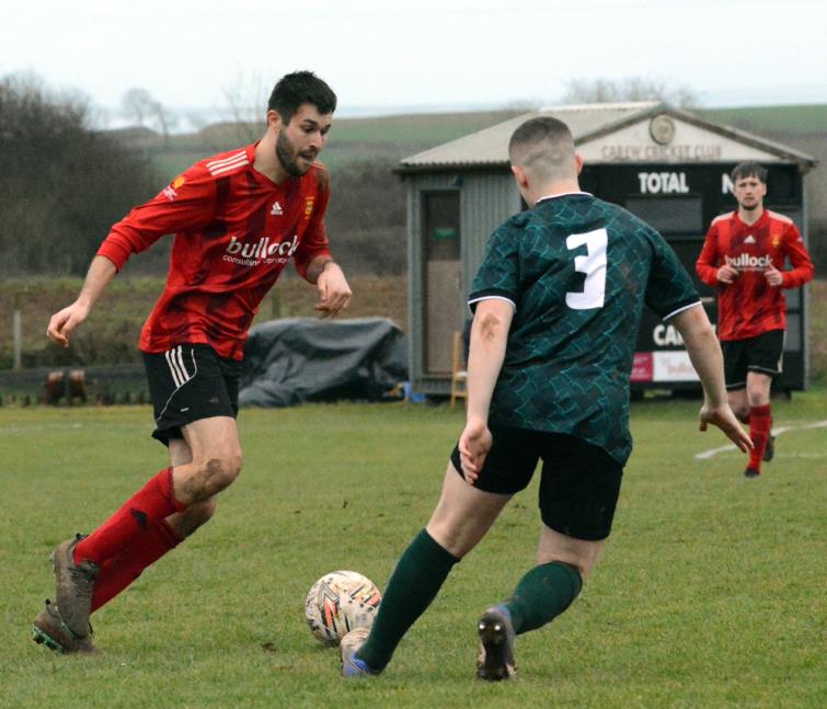 James Hinchliffe - bagged the second goal for Carew